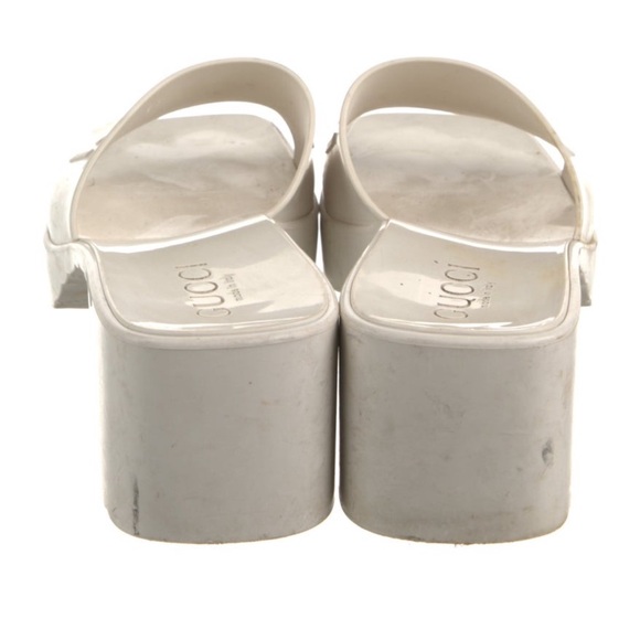 Gucci Women's Cream Mules - Picture 2 of 5
